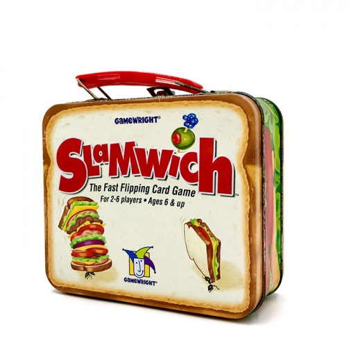 Rectangular Lunch Tin Box with Plastic Handle,Rectangular Tin Box